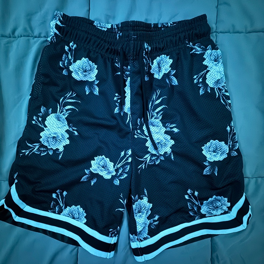 Brooklyn Cloth Black and White Athletic Shorts